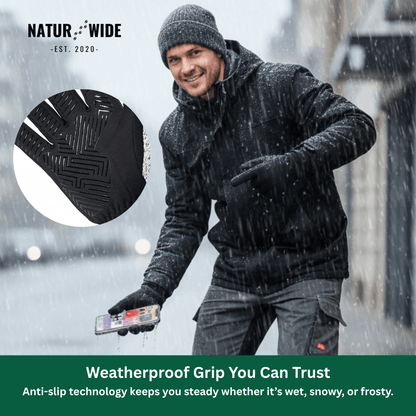 Winter Outdoor Sport Gloves – Touchscreen, Windproof &amp; Anti-Slip Gloves
