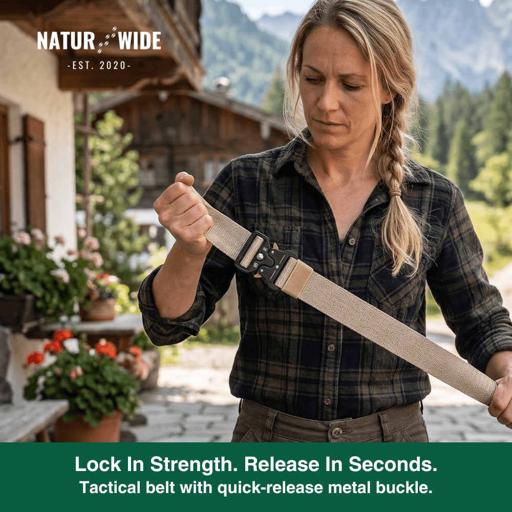 Tactical outdoor belt - your reliable companion in every situation 