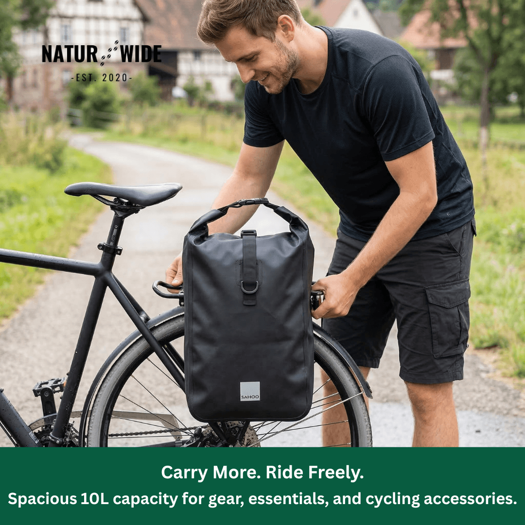 10L Waterproof Bike Rack Trunk Bag & Pannier