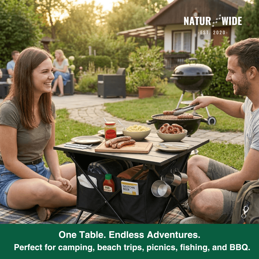 Ultralight Aluminum Folding Camping Table