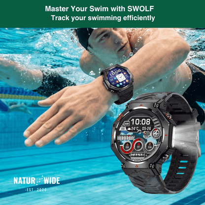 Military GPS Smart Watch – AMOLED, 10ATM, HD Bluetooth Call