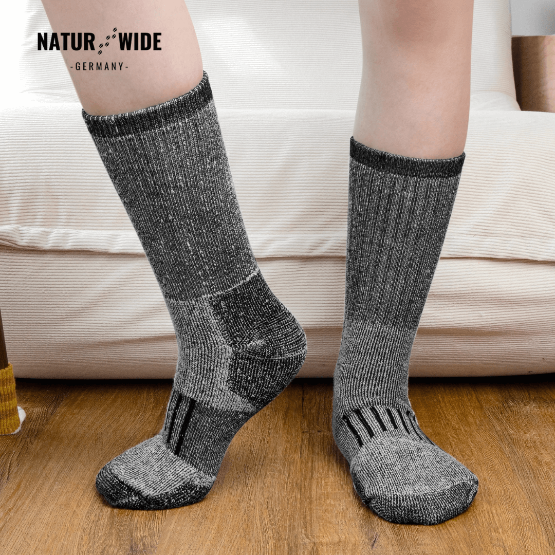 Naturwide Merino Wool Socks – 3-Pack for Men &amp; Women