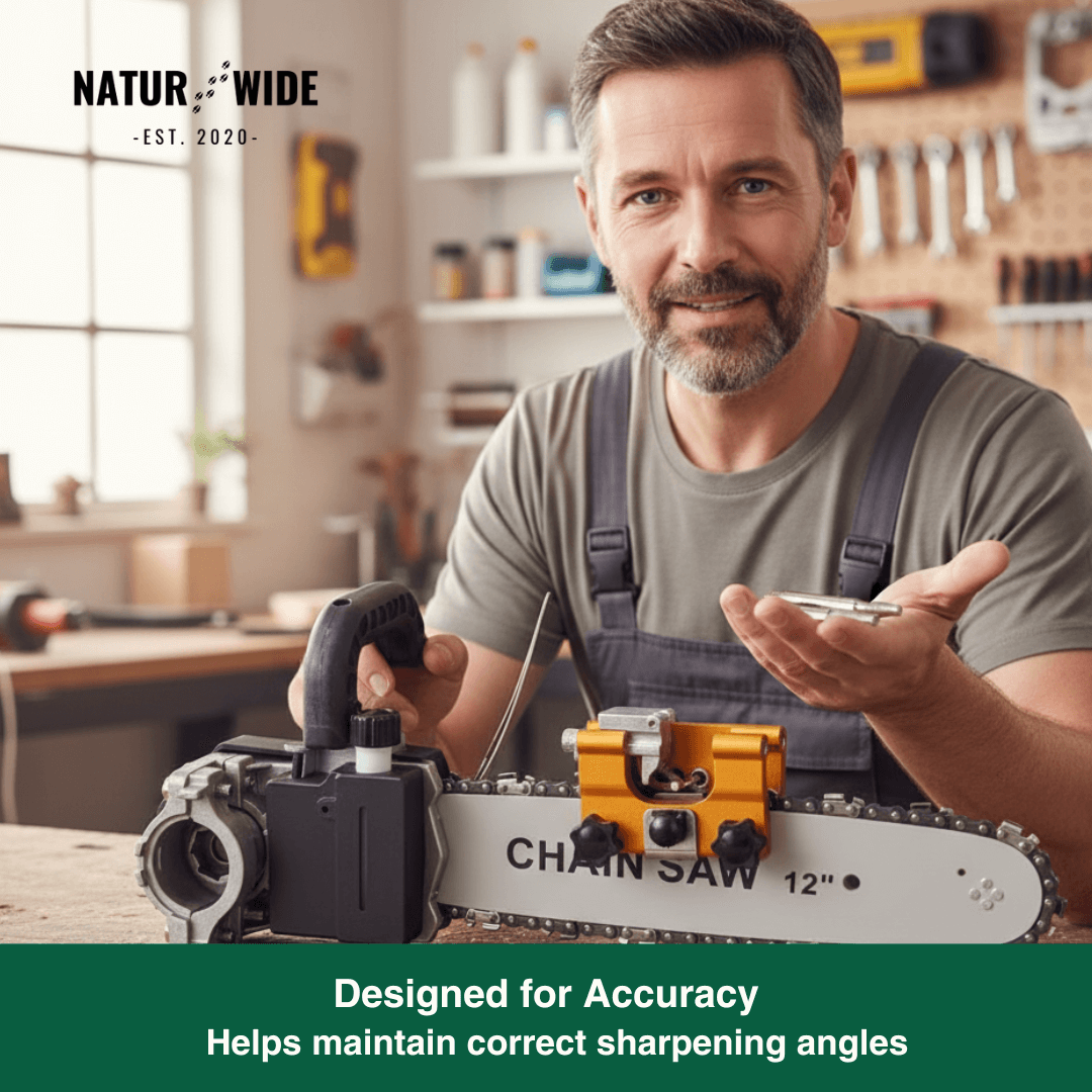 12-Piece Set Replacement Sharpening Head for Manual Chainsaw Sharpener Jig