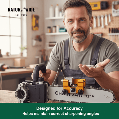 12-Piece Set Replacement Sharpening Head for Manual Chainsaw Sharpener Jig