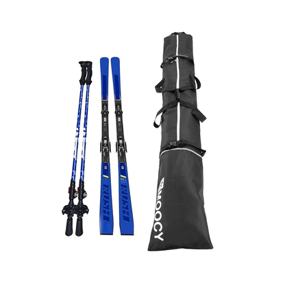 2-Piece Ski Bag Set – Ski Carrier &amp; Boot Bag Combo (Adjustable up to 80")