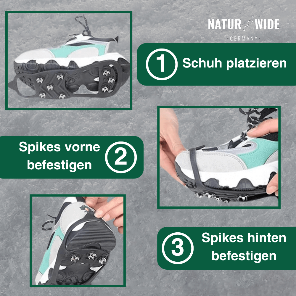 Grip Spikes – Secure grip on ice and snow