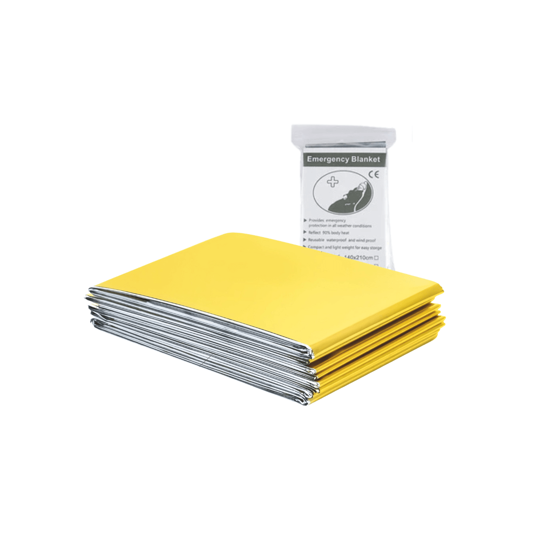 Emergency Survival Blanket – Gold/Silver Waterproof Thermal Rescue Foil