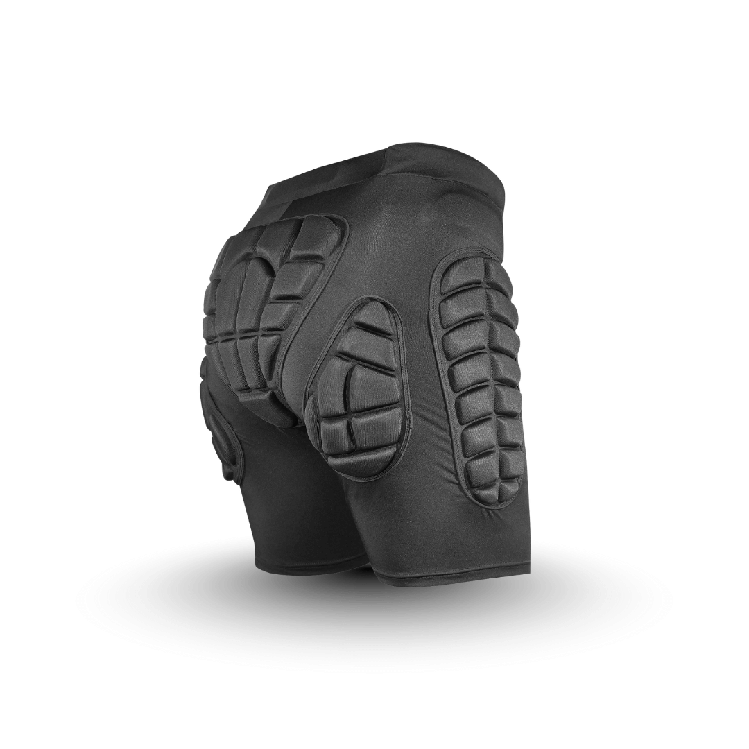 3D Padded Protective Shorts – Hip &amp; Tailbone Guard for Skiing