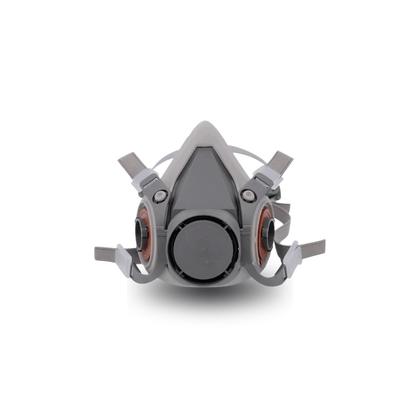 Half Face Respirator Gas Mask with Safety Glasses – Model 6200