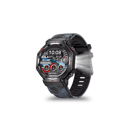Military GPS Smart Watch – AMOLED, 10ATM, HD Bluetooth Call
