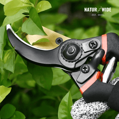 AIRAJ 8.5 Inch Pruner Shears SK5 Blade Pruning Scissors for Bonsai Fruit Trees Flowers Pruners，Ergonomic Non-slip Handles