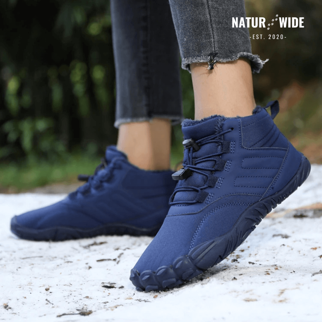 Winter Snow Boots – Warm, Fur-Lined Barefoot Shoes for Men &amp; Women