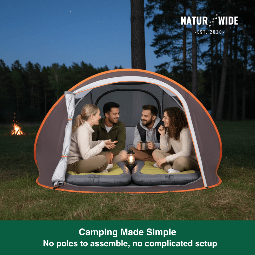 Pop-Up Throw Tent 5-8 Person – Automatic Waterproof Camping Tent