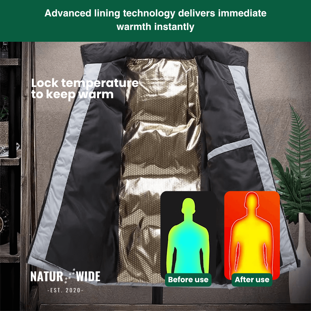 Naturwide Heated Winter Jacket – 6 Heating Zones, Waterproof &amp; Extra Warm for Men and Women