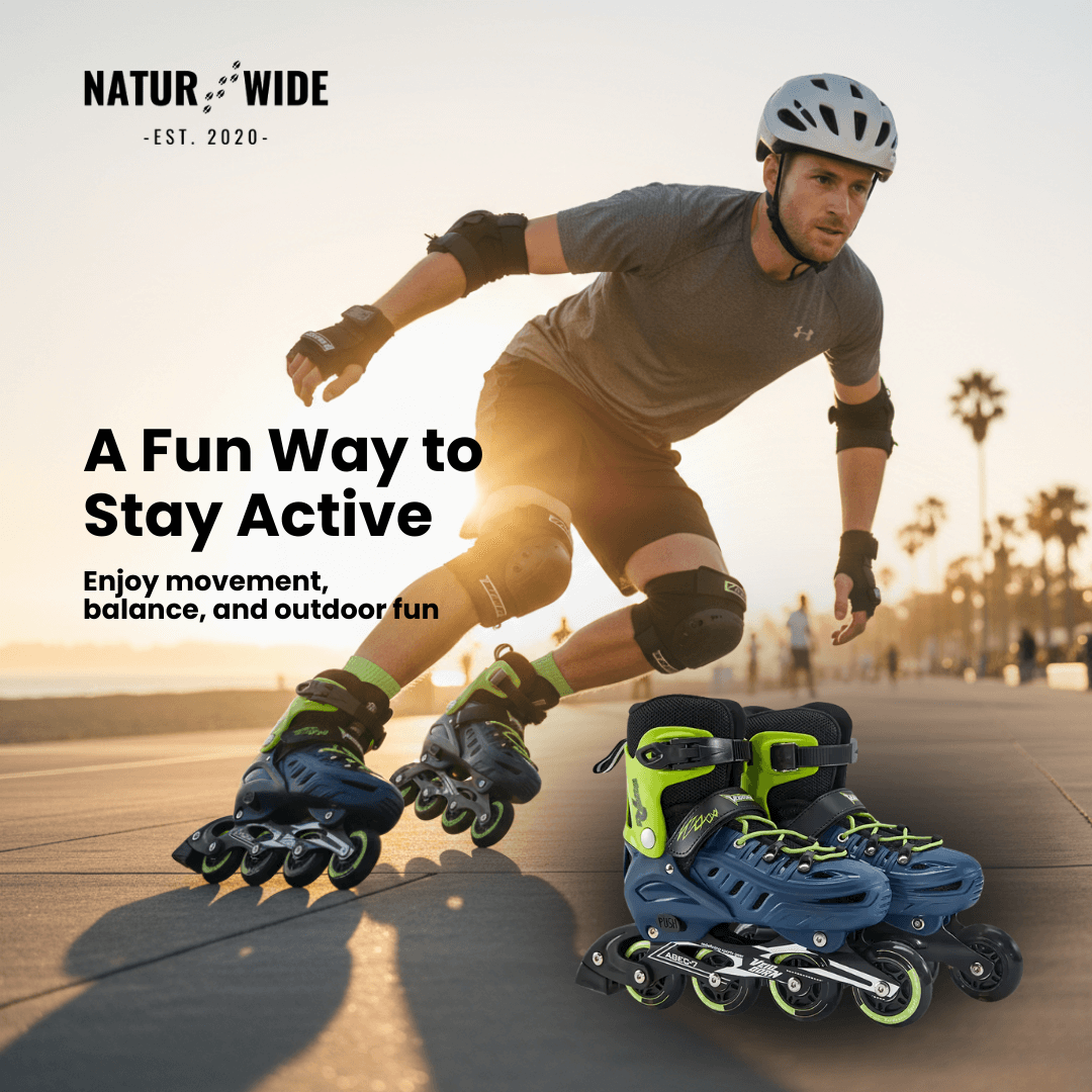 Adjustable Inline Skates for Kids and Adults Full Lights Up PU Wheels Outdoor Roller Skates Aluminum Alloy Bracket