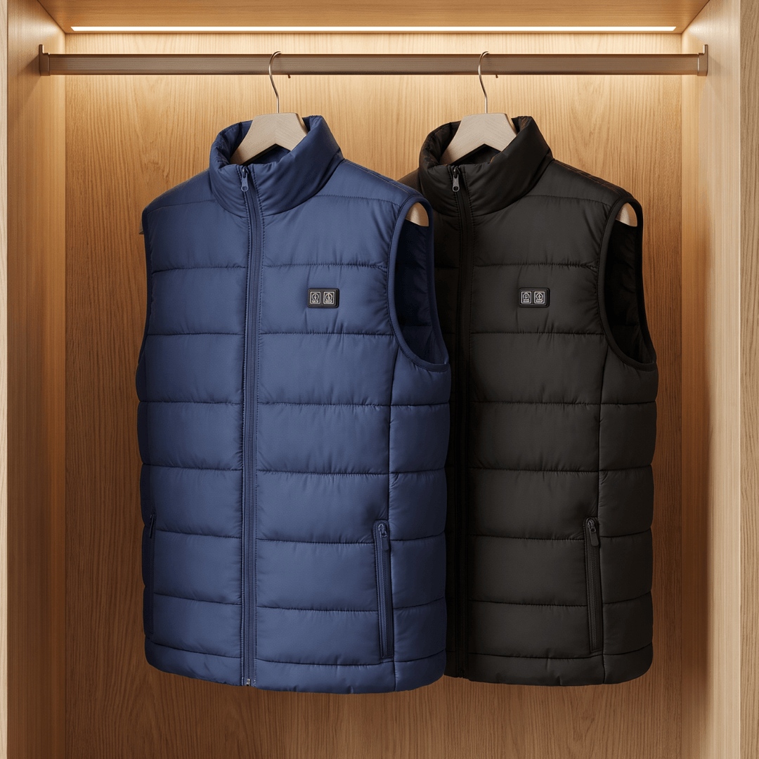 Heated Vest – 9 Heating Zones, USB Rechargeable &amp; Waterproof