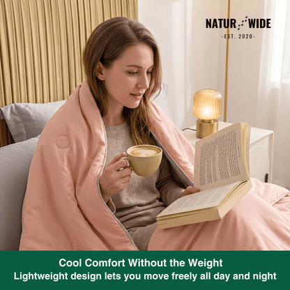 Ice Silk Cooling Summer Blanket – Twin & Queen Sizes