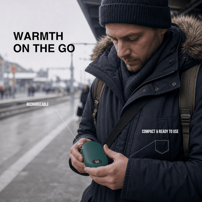 Double-Heat Hand Warmer – Rechargeable Pocket Warmer
