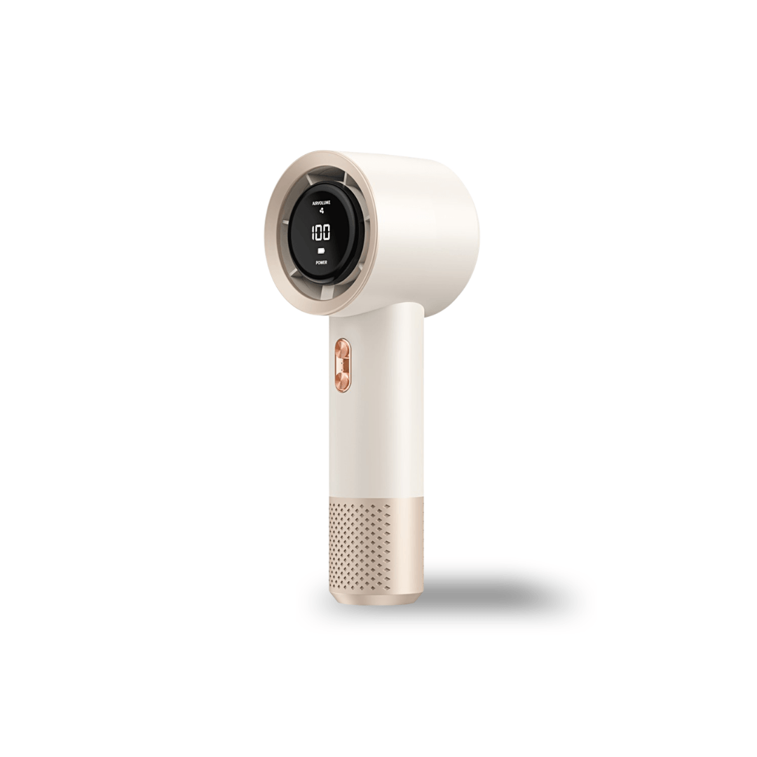 Handheld Mini Fan – 199 Speeds, 6 Blades, Brushless Motor