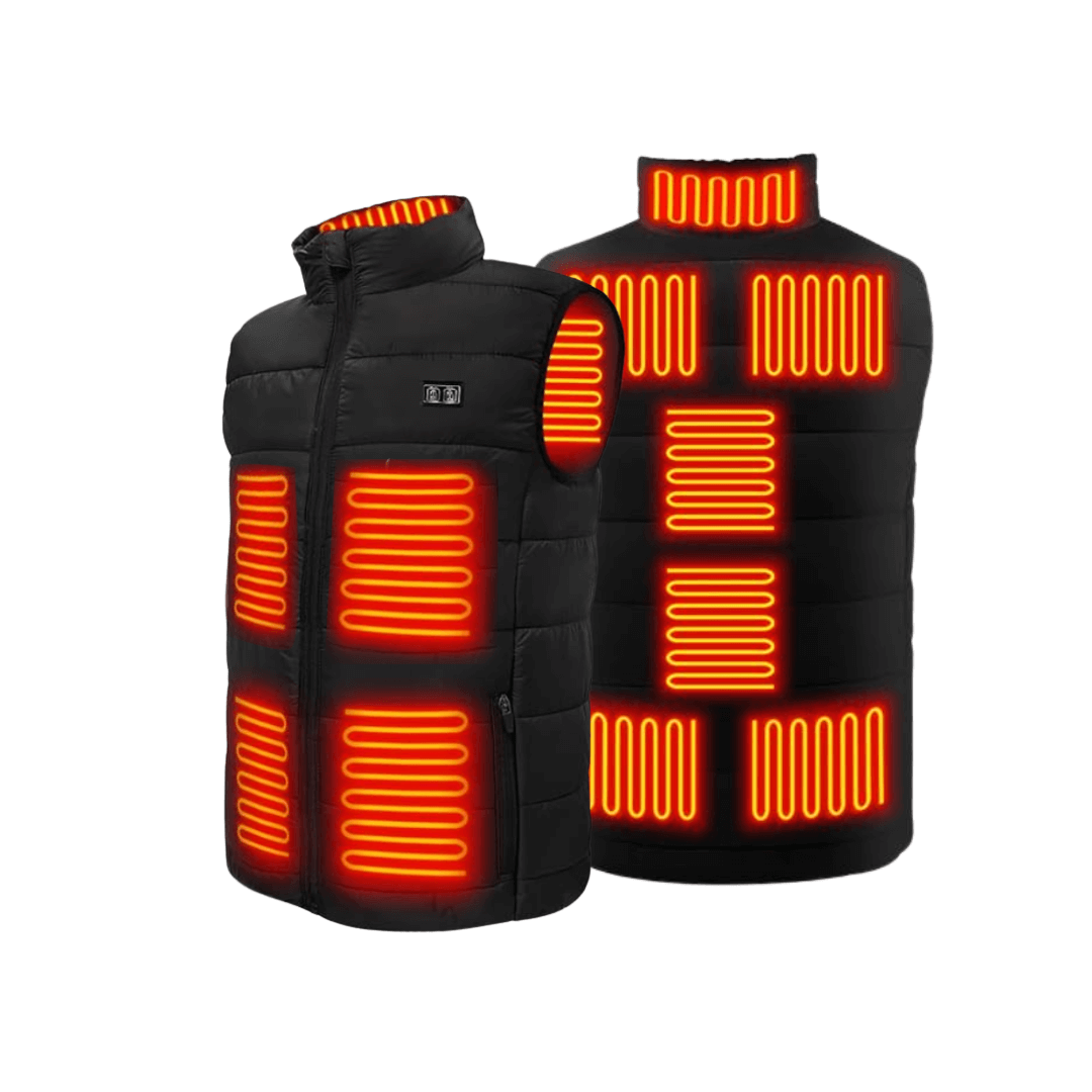 Heated Vest – 9 Heating Zones, USB Rechargeable &amp; Waterproof