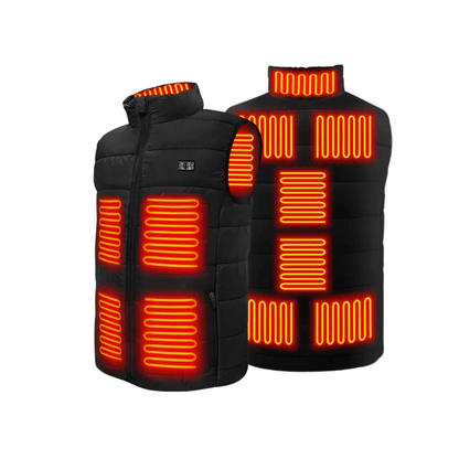 Heated Vest – 9 Heating Zones, USB Rechargeable &amp; Waterproof