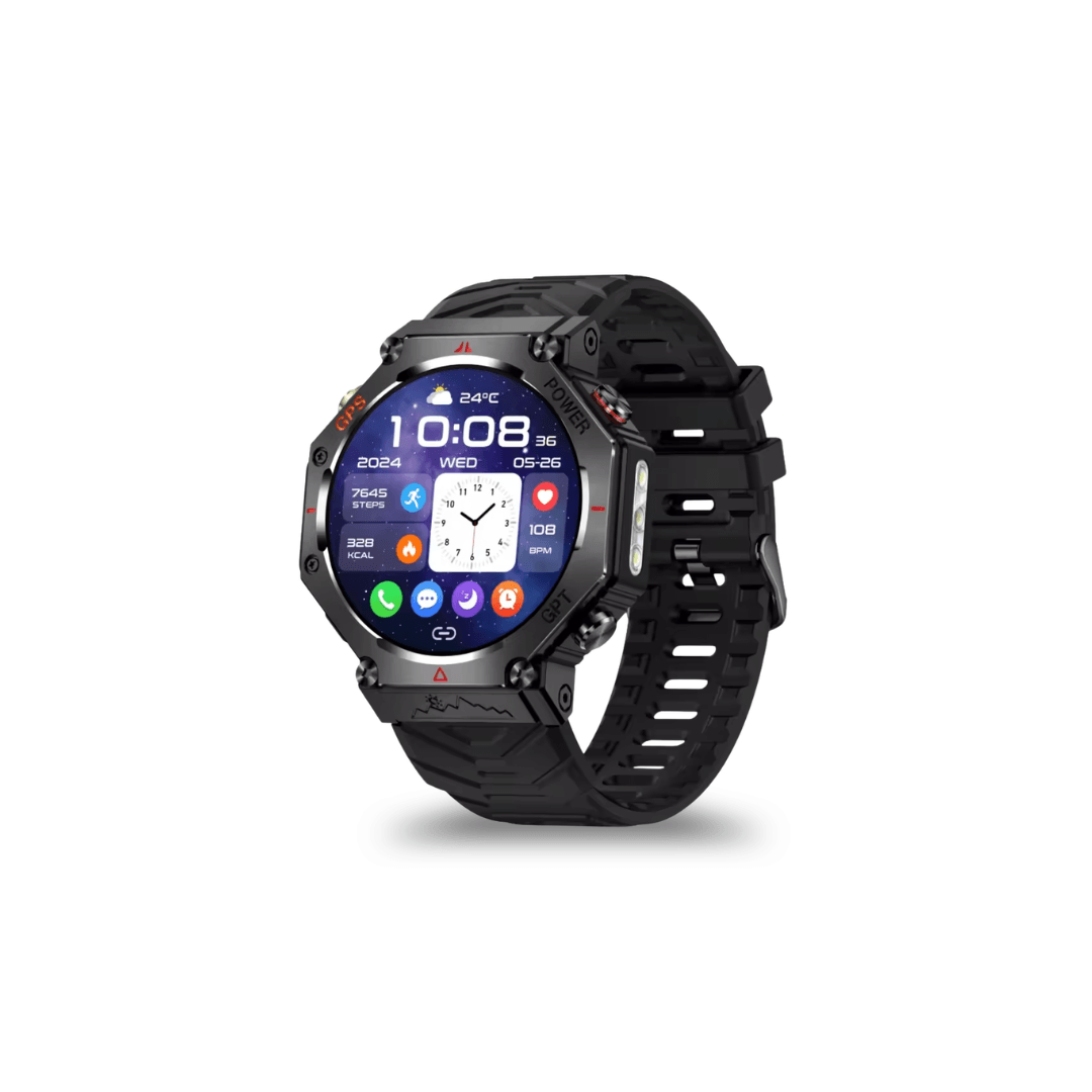Military GPS Smart Watch – AMOLED, 10ATM, HD Bluetooth Call