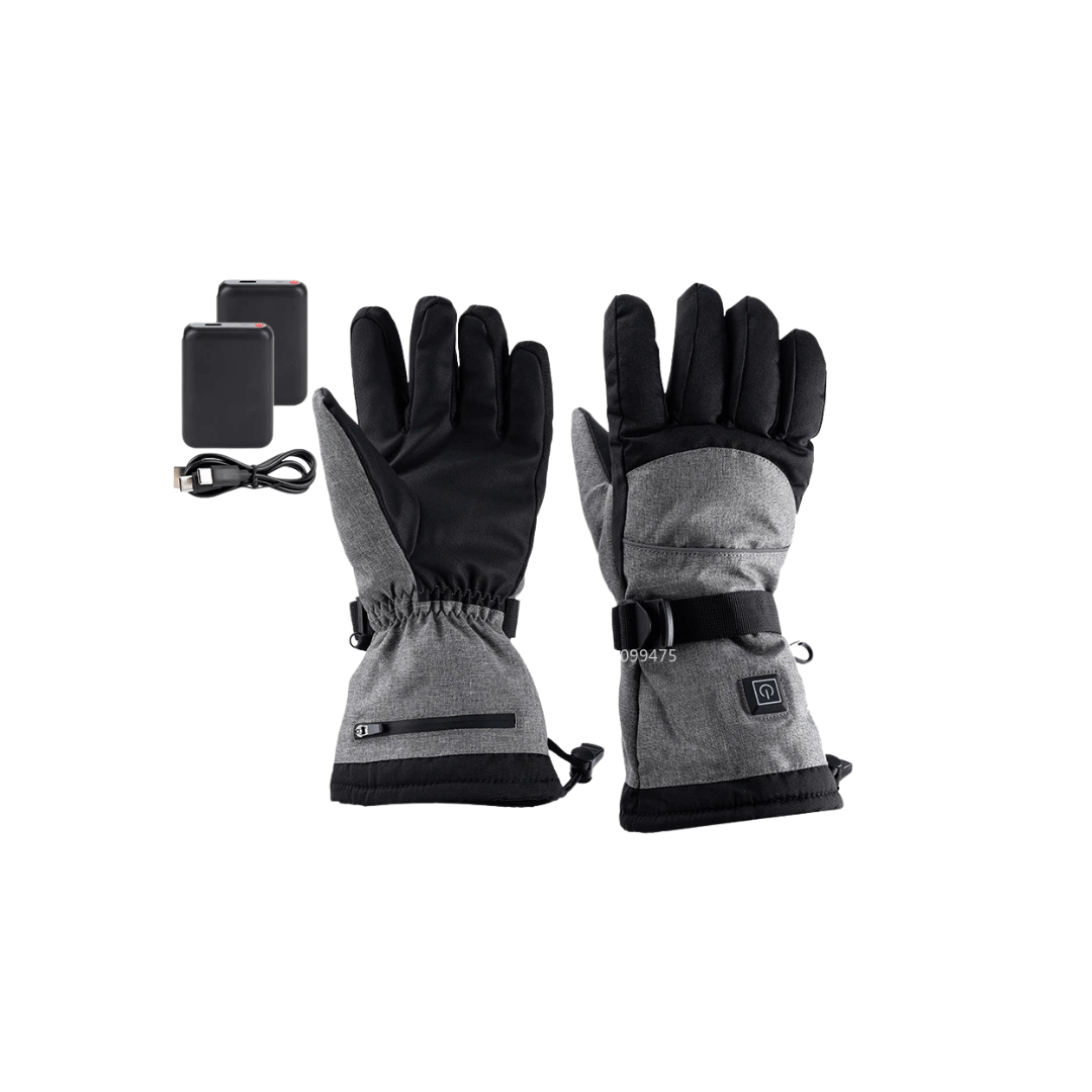 Heated Gloves – 3 Heat Levels, Waterproof &amp; Windproof