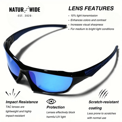 Polarized UV400 sports sunglasses