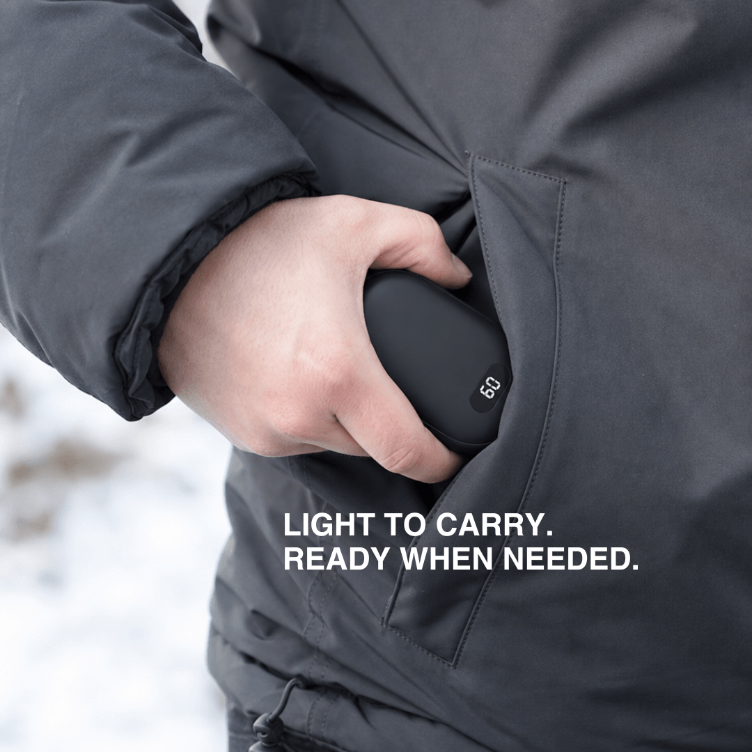 Double-Heat Hand Warmer – Rechargeable Pocket Warmer