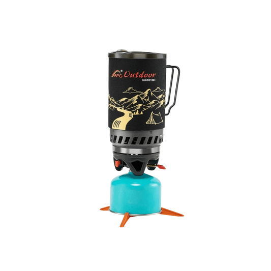 Portable 1.4L Camping Stove & Pot Cooking System