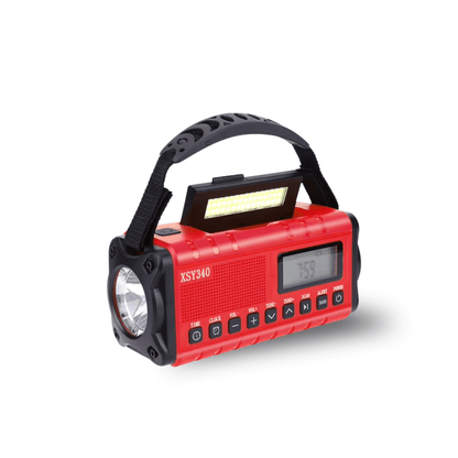 Emergency Crank Radio 10000mAh – Solar, Flashlight & SOS Alarm