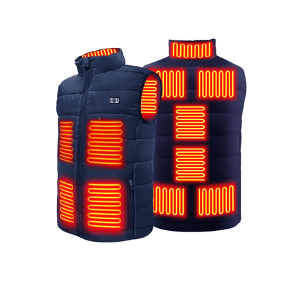 Heated Vest – 9 Heating Zones, USB Rechargeable &amp; Waterproof