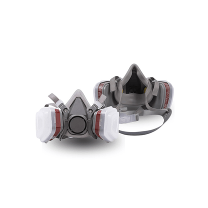 Half Face Respirator Gas Mask with Safety Glasses – Model 6200