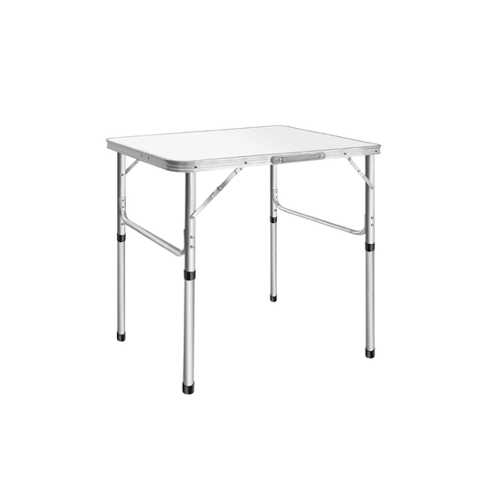 Adjustable Height Folding Camping Table – Portable Aluminum Picnic Desk