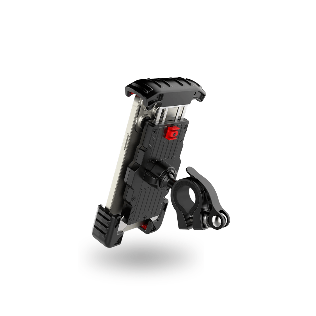 Secure Motorcycle & Bike Phone Mount - 1s Quick Lock