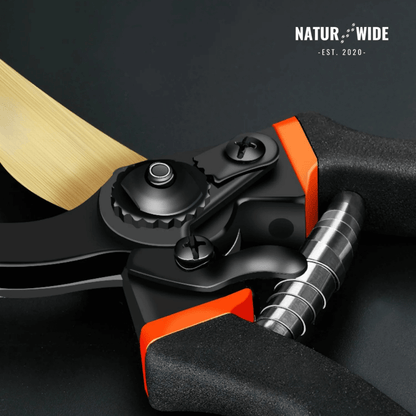 AIRAJ 8.5 Inch Pruner Shears SK5 Blade Pruning Scissors for Bonsai Fruit Trees Flowers Pruners，Ergonomic Non-slip Handles